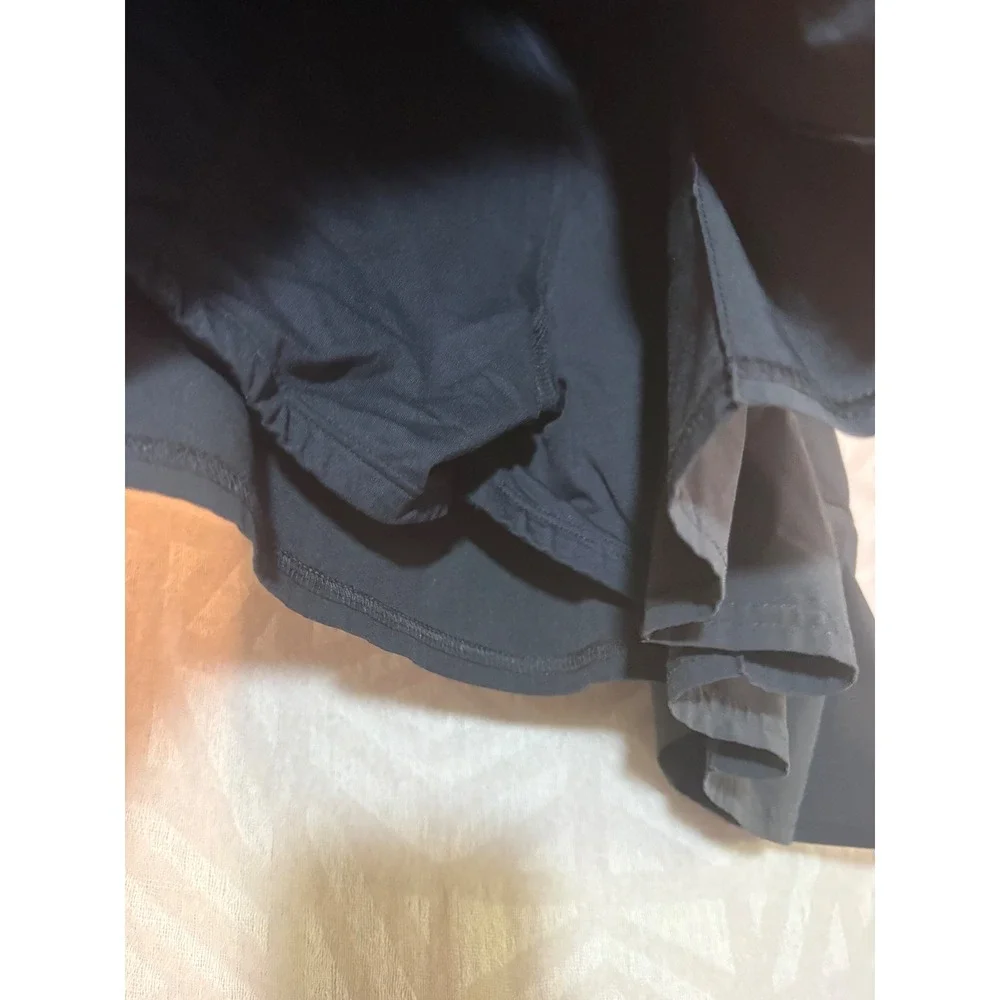 Lululemon Pace Rival Mid-Rise Pleated‎ Black Tennis Golf Athletic Skort
